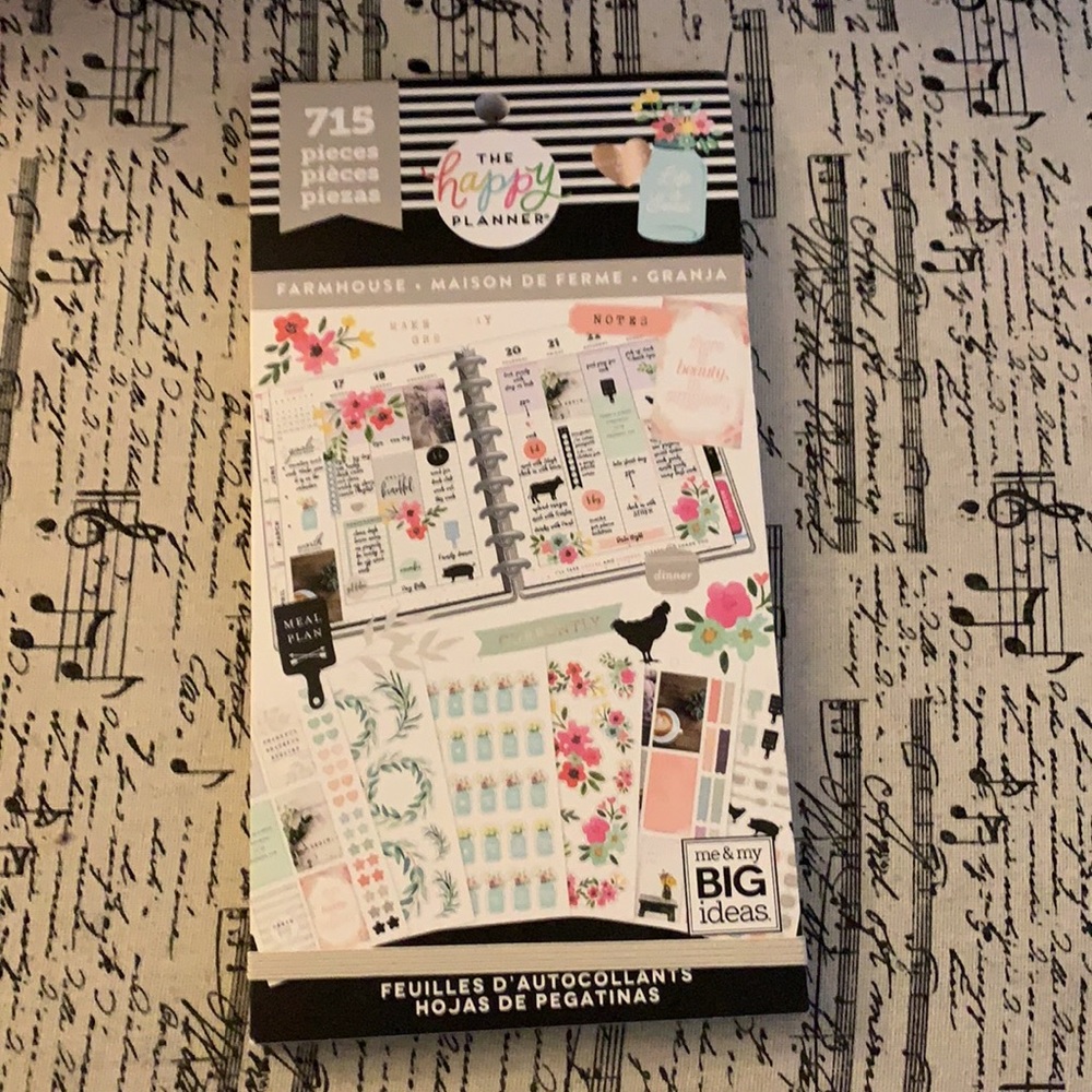 MAMBI Farmhouse Stickers -colorful fun & helpful - 715 pieces